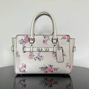 Rose Print Coach Purse